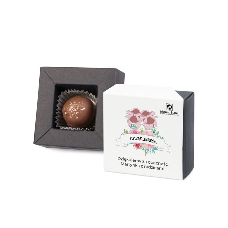 Czekoladki podzękowanie na chrzest Delights Mini White
