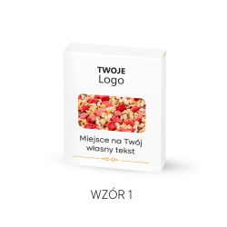 Czekoladowa tafla 35g w opakowaniu z logo firmy