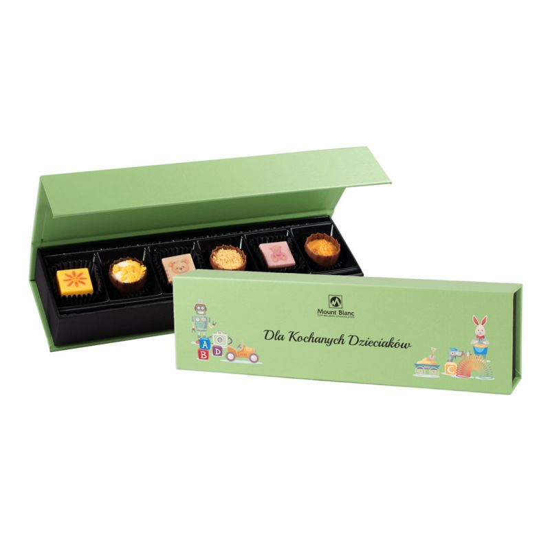 Czekoladki Chocolate Box Long Green Dla Kochanych Dzieciaczków