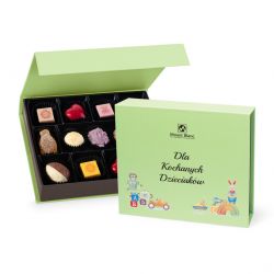 Bombonierka Chocolate Box Medium Green Dla Kochanych Dzieciaczków