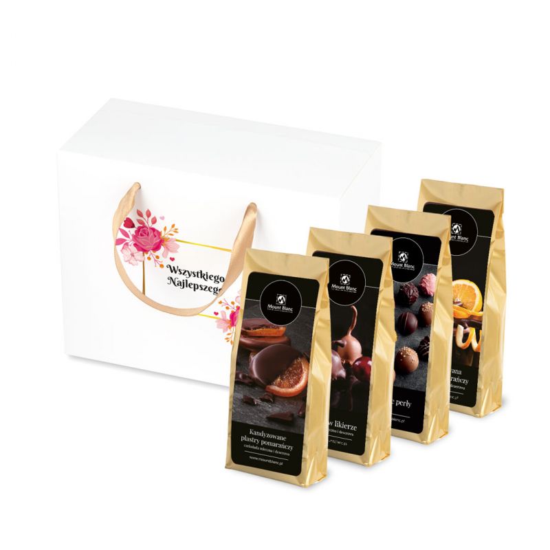 Ribbon Box White no.1, słodkości dla kobiety - MountBlanc - 1