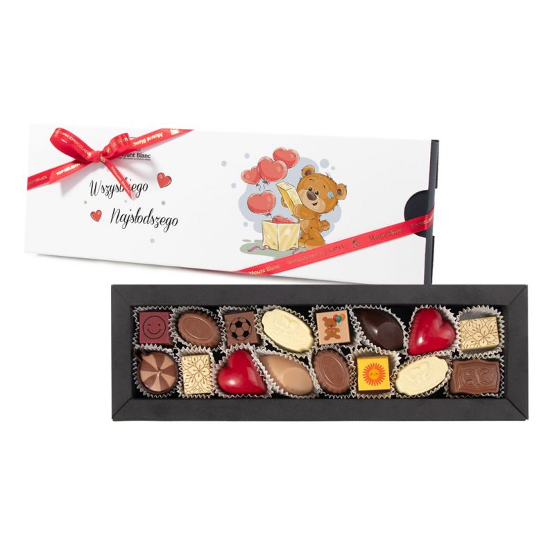 Czekoladki dla dzieci Circle Mini Standard z misiem