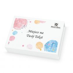 Czekoladki dla dzieci Chocolate Box Mini White z Twoimi życzeniami