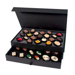 Bombonierka Chocolate Tower Black na Dzień Taty