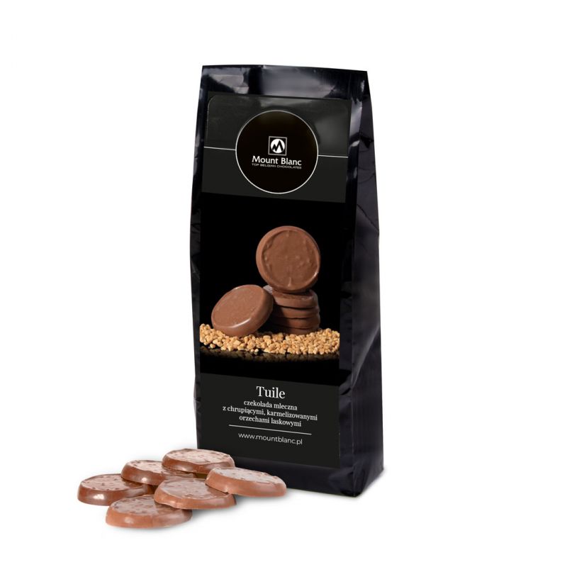 Mleczne czekoladowe krążki Tuile 125g - MountBlanc - 1