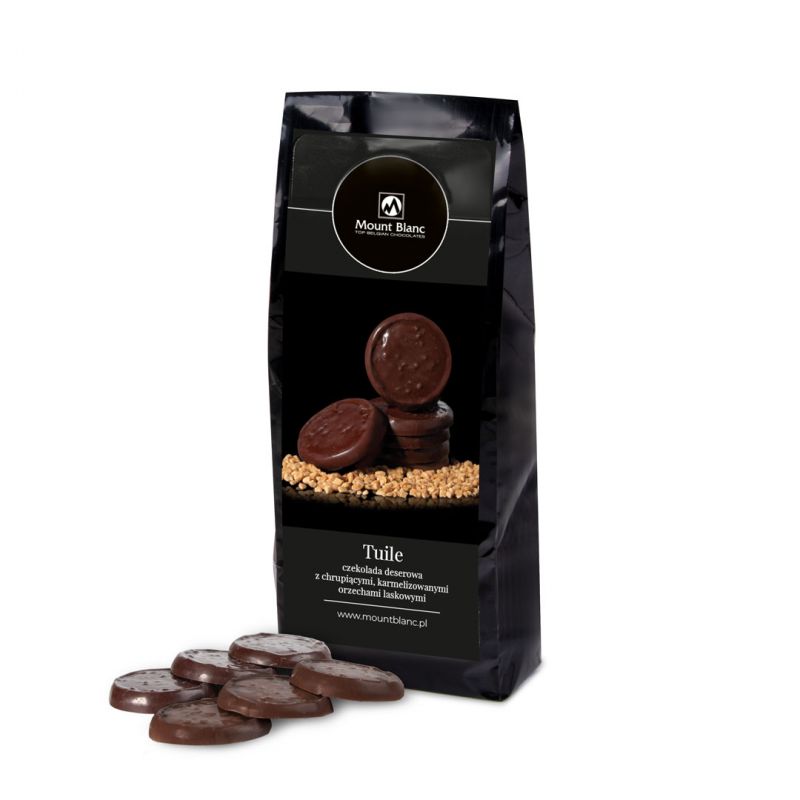 Deserowe czekoladowe krążki Tuile 125g - MountBlanc - 1