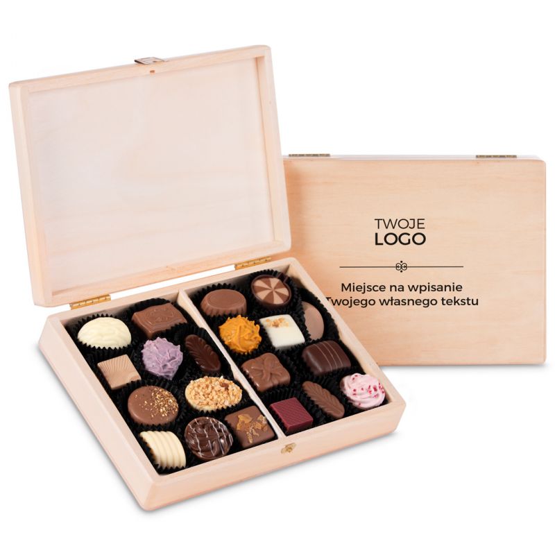 Decor Duo Light z nadrukiem. Czekoladki reklamowe - MountBlanc - 1
