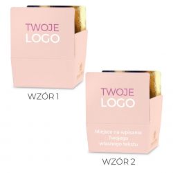 Czekoladki firmowe Mini Ballotin Pink no.2 z nadrukiem logo - MountBlanc - 2