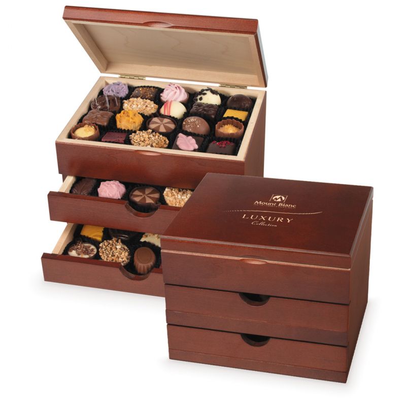 Luxury Trio Pralines. Słodki prezent - MountBlanc - 1