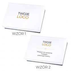 Czekoladki z logo dla firm Premium White Mini z nadrukiem - MountBlanc - 2