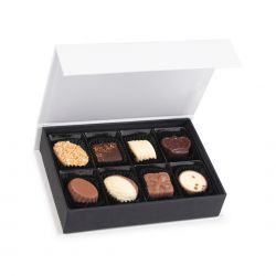 Czekoladki na prezent firmowy Chocolate Box White Mini z Twoim logo - MountBlanc - 3
