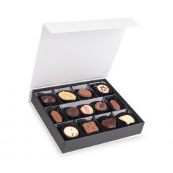 Czekoladki firmowe Chocolate Box White Medium z Twoimi logo - MountBlanc - 5