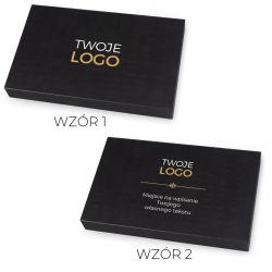 Bombonierka z logo firmy Chocolate Box Black z nadrukiem - MountBlanc - 2