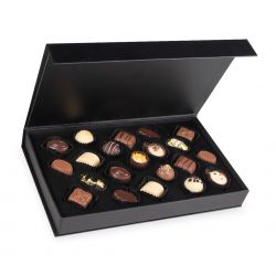 Bombonierka z logo firmy Chocolate Box Black z nadrukiem - MountBlanc - 3
