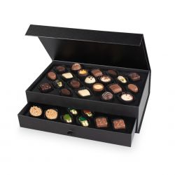 Czekoladowy upominek dla firm Chocolate Tower Black z Twoim logo. Pomysł na prezent - MountBlanc - 3