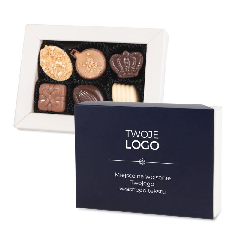 Czekoladki Delights Mini Blue no.3 z Twoim logo - MountBlanc - 1