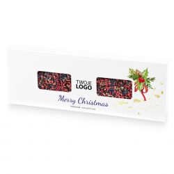 Świąteczne czekoladowe tafle 100g Chocolate Bar z logo Twojej firmy - MountBlanc - 1