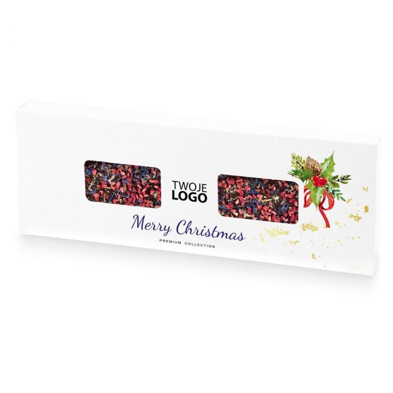 Świąteczne czekoladowe tafle 100g Chocolate Bar z logo Twojej firmy - MountBlanc - 1