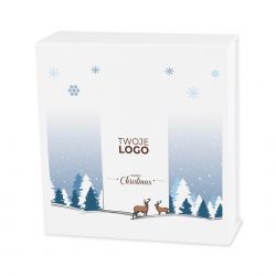 Czekoladki na Gwiazdkę Finesse White no.2 z logo firmy - MountBlanc - 2