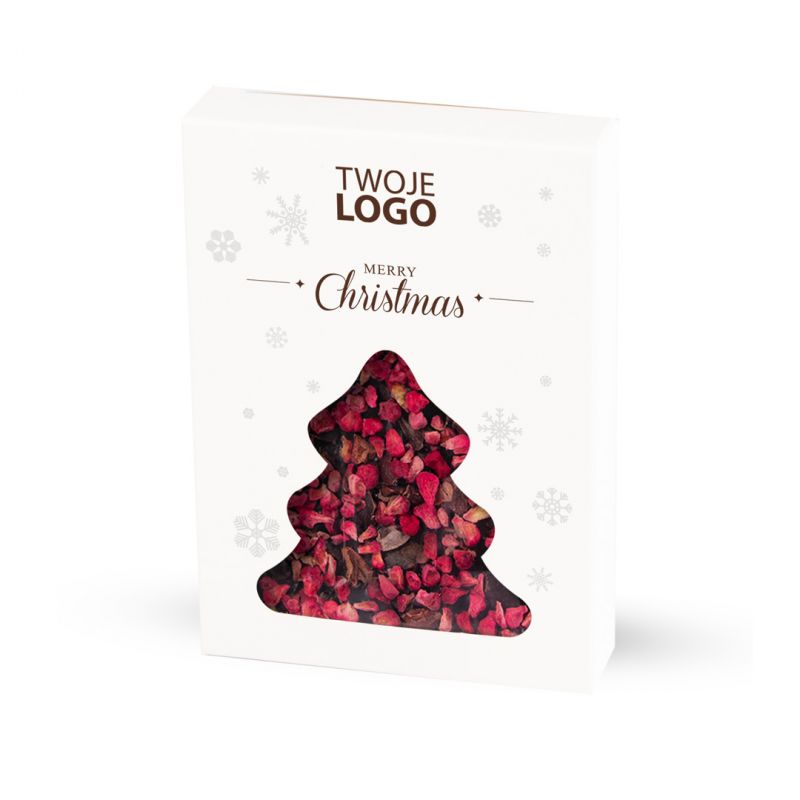 Czekoladowa choinka 30g Christmas Chocolate Bar Mini z logo - MountBlanc - 1