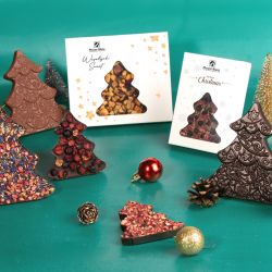 Czekoladowa choinka 30g Christmas Chocolate Bar Mini z logo - MountBlanc - 3