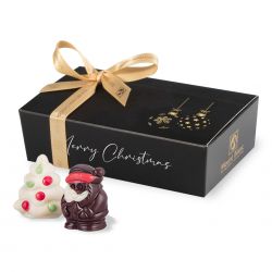 Pralinki na Mikołaja Mini Ballotin Black no.3