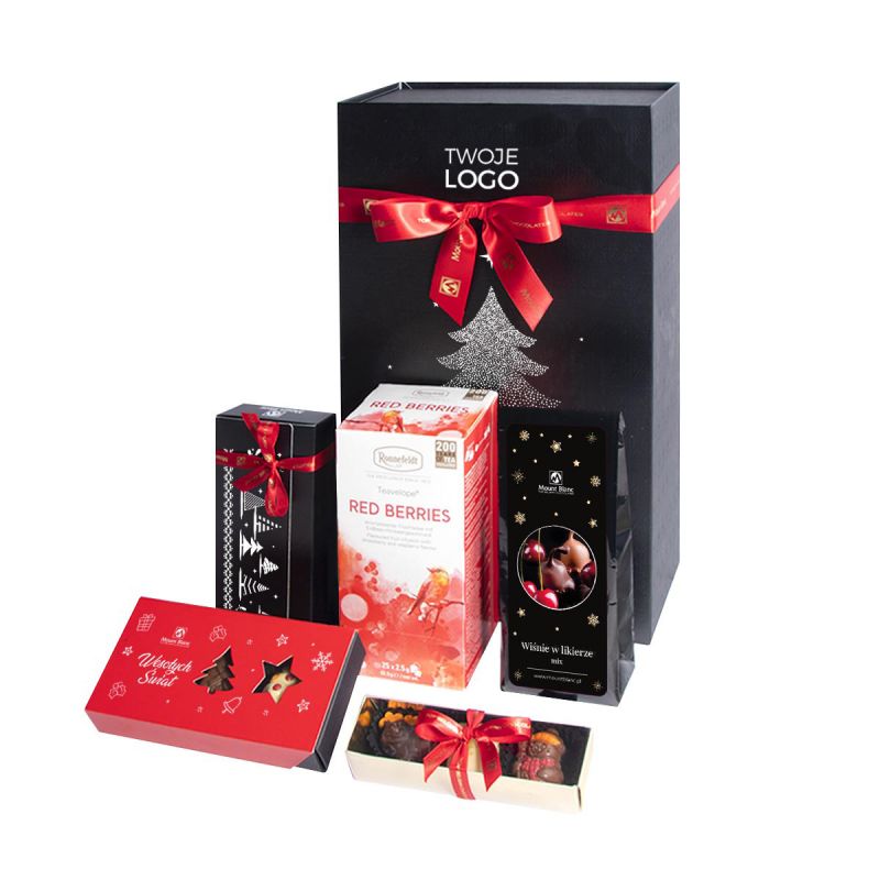 Zestaw świąteczny Gift Box Mini Black no.5 z logo Twojej firmy Zestaw świąteczny Gift Box Mini Black no.5 z logo Twojej firmy