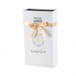 Zestaw prezentowy na Gwiazdkę Gift Box Mini White no.3 z logo