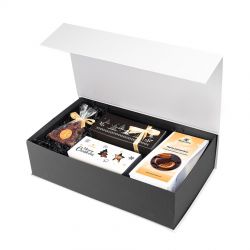 Zestaw prezentowy na Gwiazdkę Gift Box Mini White no.3 z logo