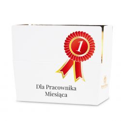 Ballotin White no.2 Dla najlepszego pracownika miesiąca, czekoladki reklamowe - MountBlanc - 2