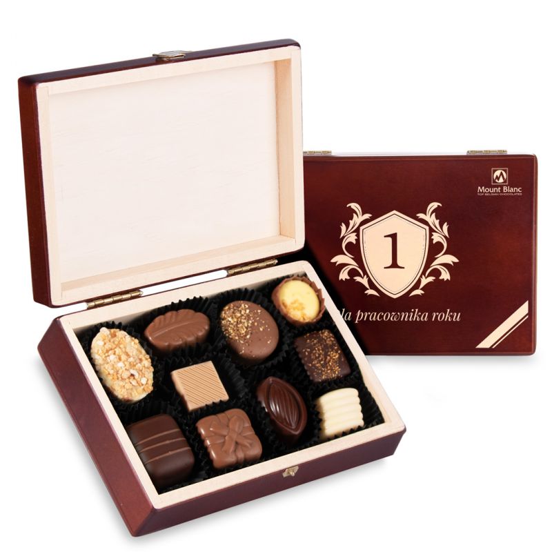 Pralinki firmowe Decor Dla pracownika roku - MountBlanc - 1