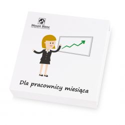 Bombonierka Finesse White no.3 Dla pracownicy miesiąca, reklamowe czekoladki - MountBlanc - 2
