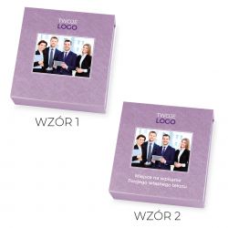 Bombonierka reklamowa Finesse Lavender-White no.2 ze zdjęciem i tekstem - MountBlanc - 2