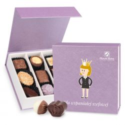 Bombonierka Finesse Lavender no.2 prezent dla szefowej - MountBlanc - 1
