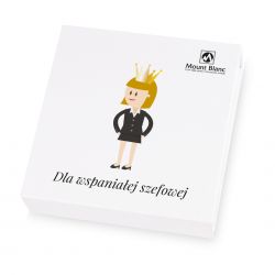 Bombonierka Finesse White no.3, prezent dla szefowej - MountBlanc - 2