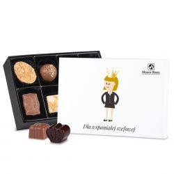 Czekoladki dla szefowej Premium White Mini - MountBlanc - 1