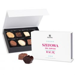 Czekoladki dla Szefowej Chocolate Box Mini White - MountBlanc - 1