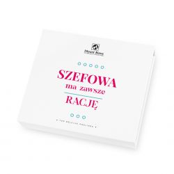 Bombonierka dla Szefowej Chocolate Box Medium White - MountBlanc - 2