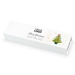 Czekoladki świąteczne dla firm Christmas Chocolate Box Long Mini - MountBlanc - 2
