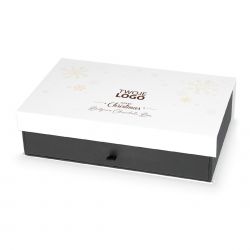 Słodki upominek na Gwiazdkę Chocolate Tower z logo Twojej firmy - MountBlanc - 5