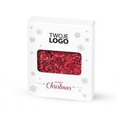 Świąteczne czekoladowe tafle 35 g Chocolate Bar Single z logo Twojej firmy - MountBlanc - 1