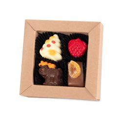 Czekoladki dla firm na Gwiazdkę Delights Kraft no.2 z logo - MountBlanc - 3