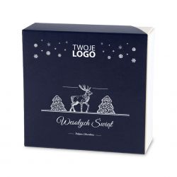 Czekoladki firmowe Christmas Delights Mini Blue no.2 z logo - MountBlanc - 2