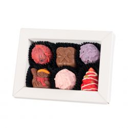 Czekoladki dla firm Christmas Delights Mini Blue no.3 z logo firmy - MountBlanc - 3