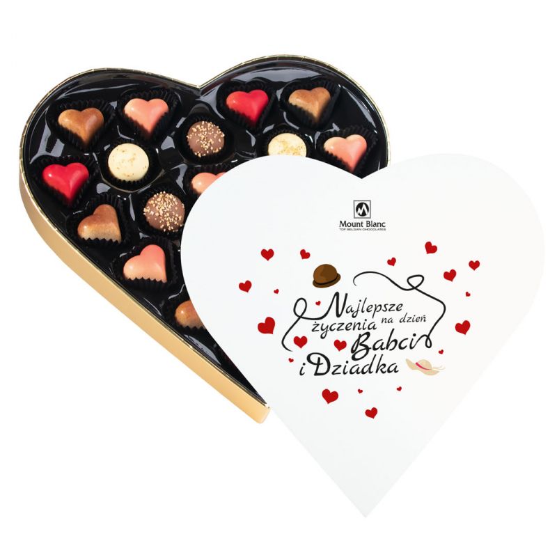 Sweet Heart White Maxi Najlepsze życzenia na Dzień Babci i Dziadka - MountBlanc - 1