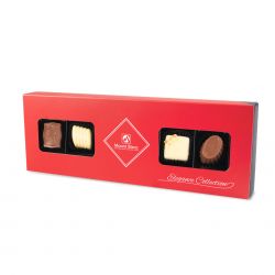 Belgijskie pralinki Premium Elegance Red Long - MountBlanc - 2