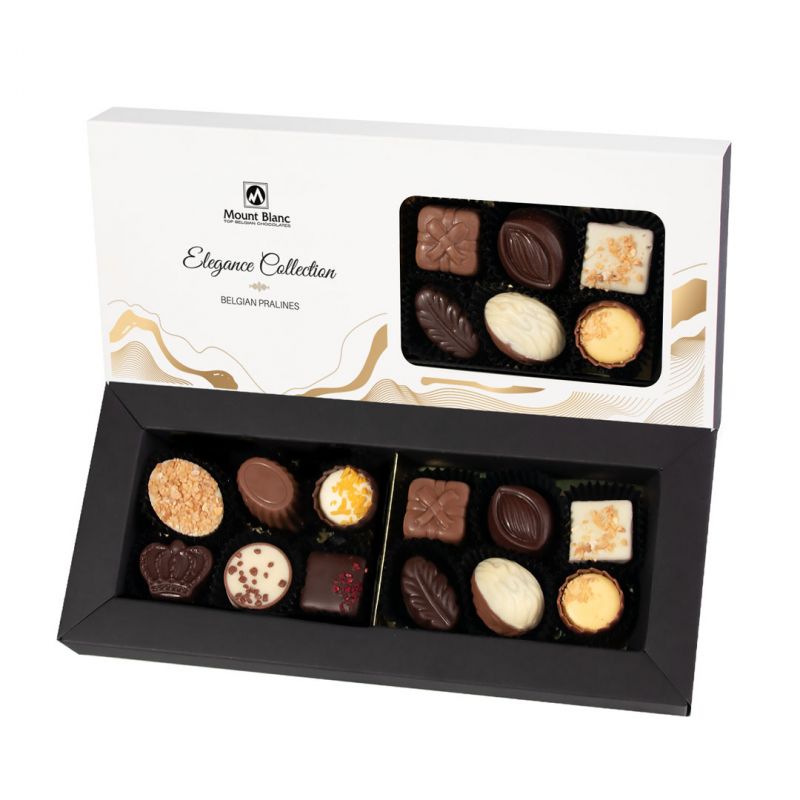 Bombonierka z pralinami Elegance White no.4 - MountBlanc - 4