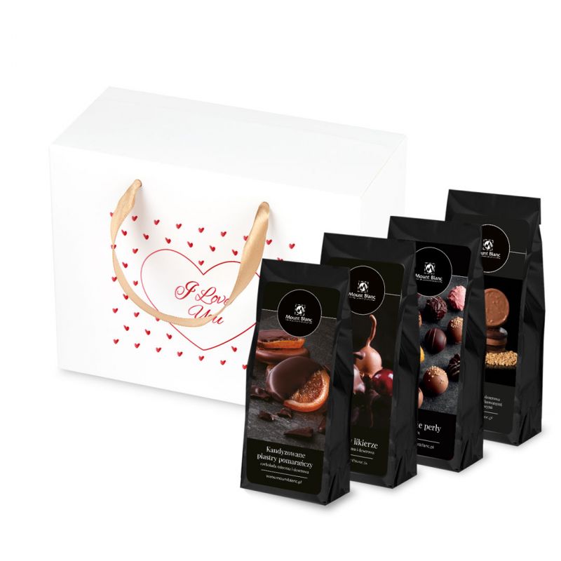 Ribbon Box White no.1. Słodkości na Walentynki - MountBlanc - 1