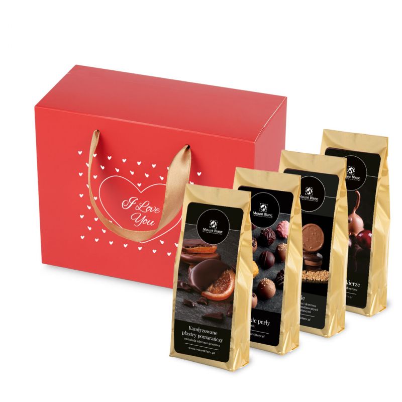 Ribbon Box Red no.1. Słodycze na Walentynki - MountBlanc - 1