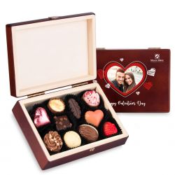 Czekoladowy upominek na Walentynki Decor Dark Happy Valentine's Day - MountBlanc - 1